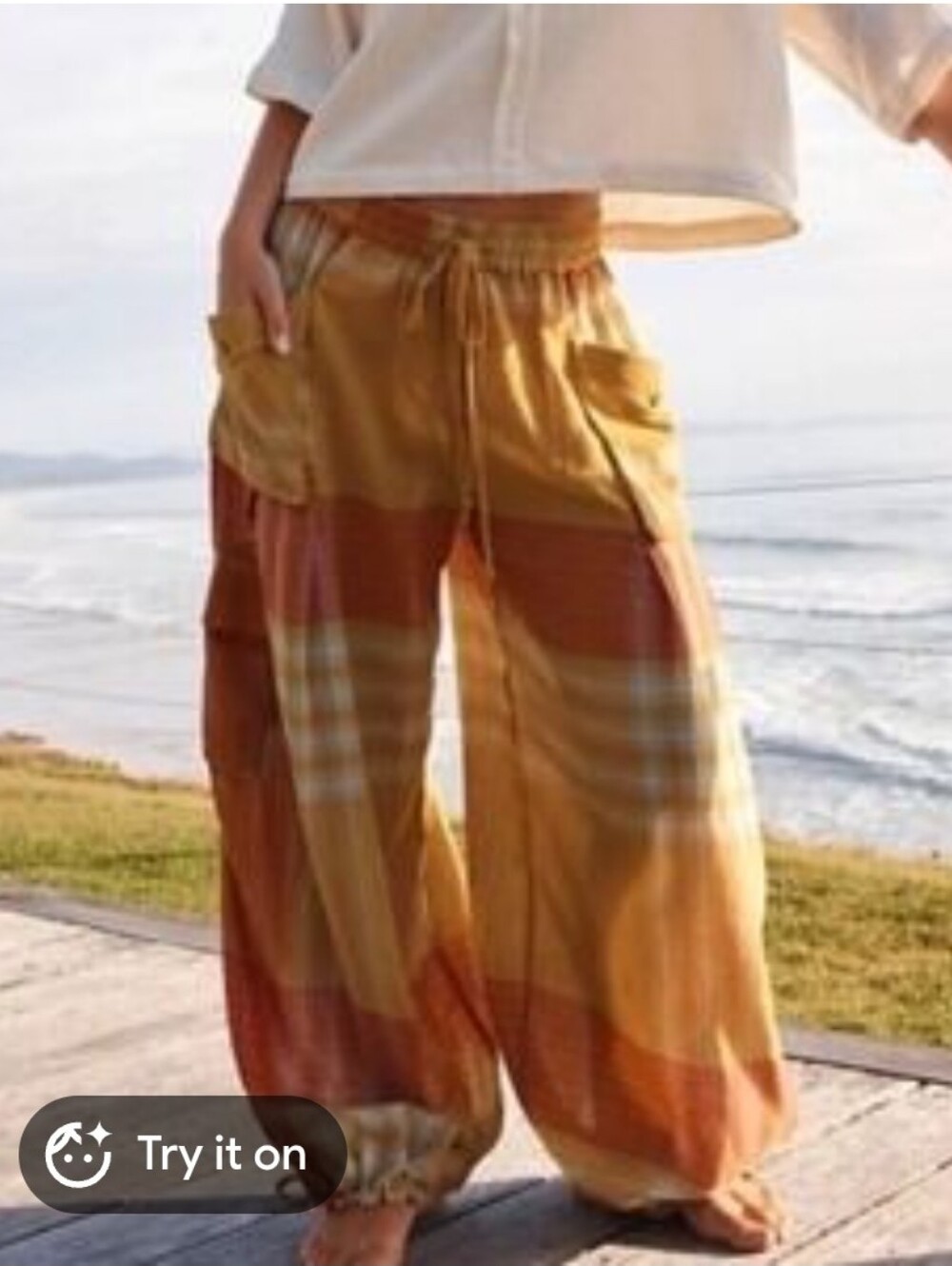 Free People Crafted Wide-Leg Pant